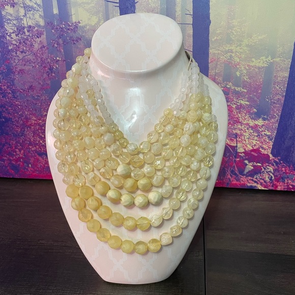 NWT Chico's Cream Multi-Strand Necklace - NEW WITH TAGS - Picture 1 of 11